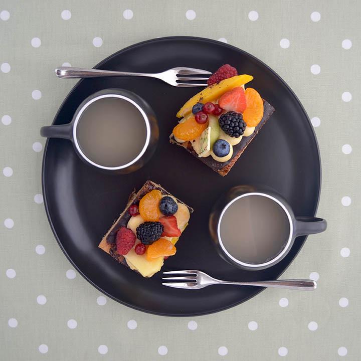 Eva Black Matte Cups