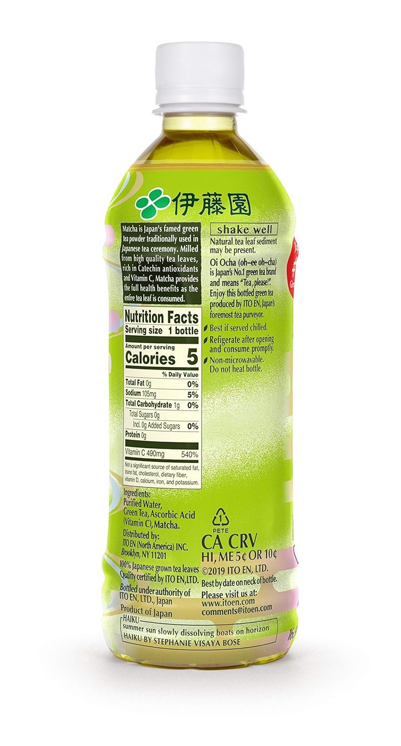 ITO ES Oi Ocha Matcha, Té Verde Sin Azúcar