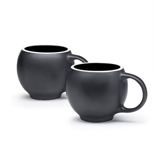 Eva Black Matte Cups